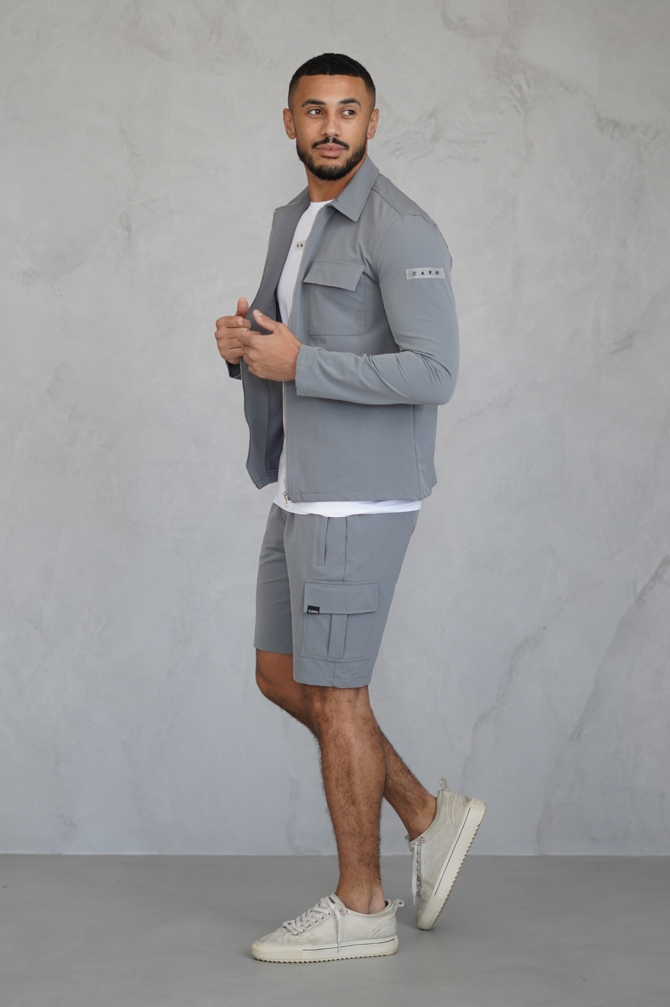 CAPO Utility Cargo Steel Grey Shorts